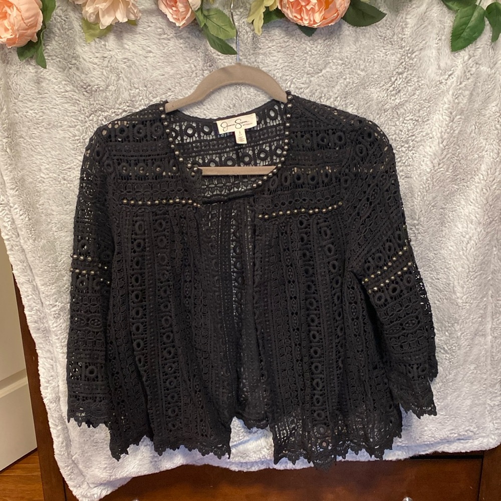 Jessica Simpson Maternity jacket size small in black.